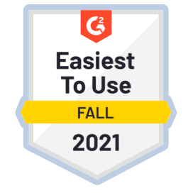G2 easiest to use in 2021 fall