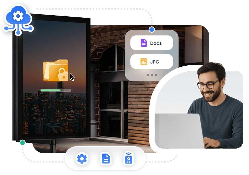 Удаленное управление файлами устройств и безопасный доступ