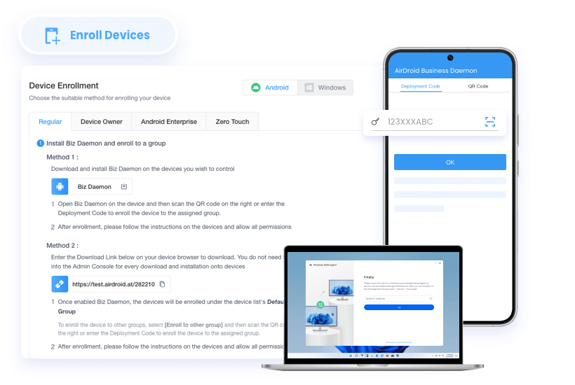 Configuración masiva simplificada