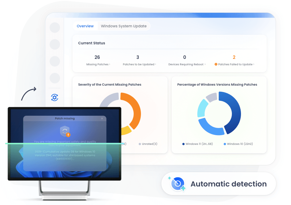 Esegui automaticamente la scansione e rileva gli aggiornamenti delle patch di Windows con AirDroid Business