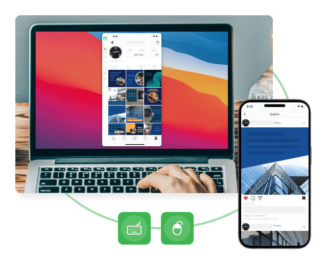 Aplicación Duplicación de pantalla para iPhone/Android/PC/TV