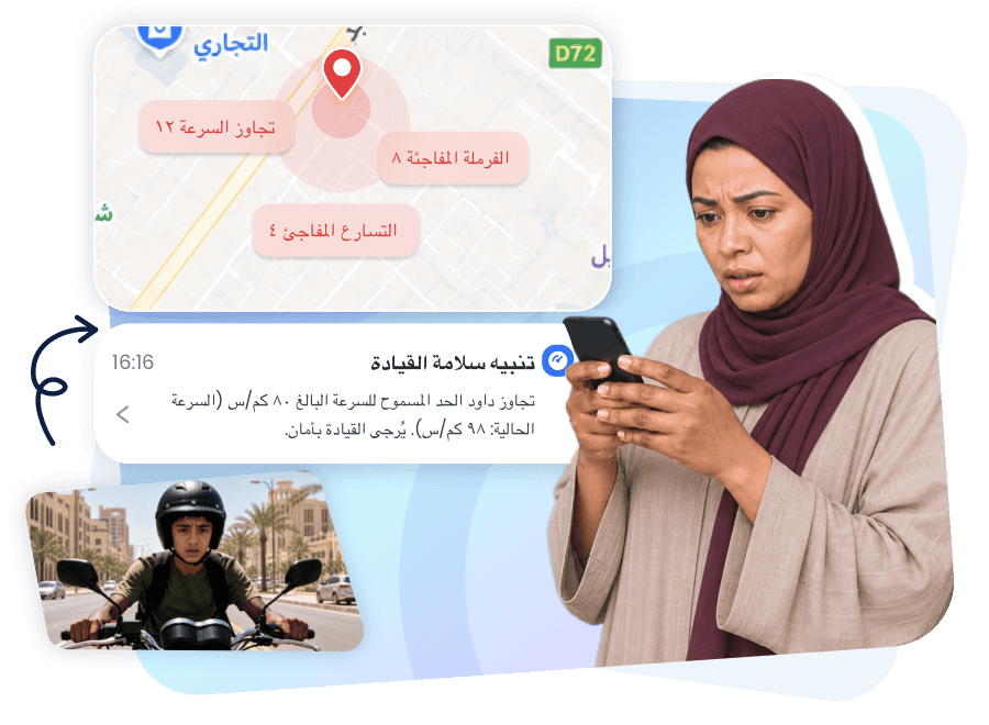 اكتشف السلوكيات الخطرة في القيادة مبكرًا