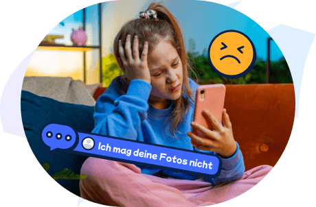 Der Vergleich mit anderen auf Instagram kann sich negativ auf Kinder auswirken und negative Werte fördern.