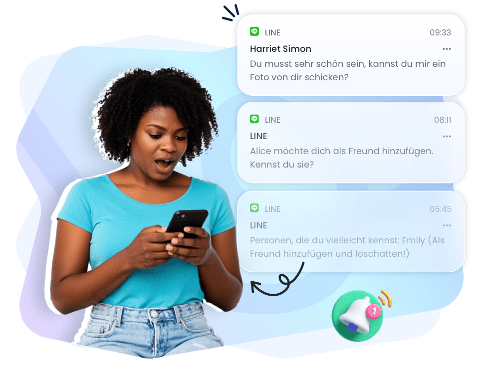 LINE-Benachrichtigungen synchronisieren