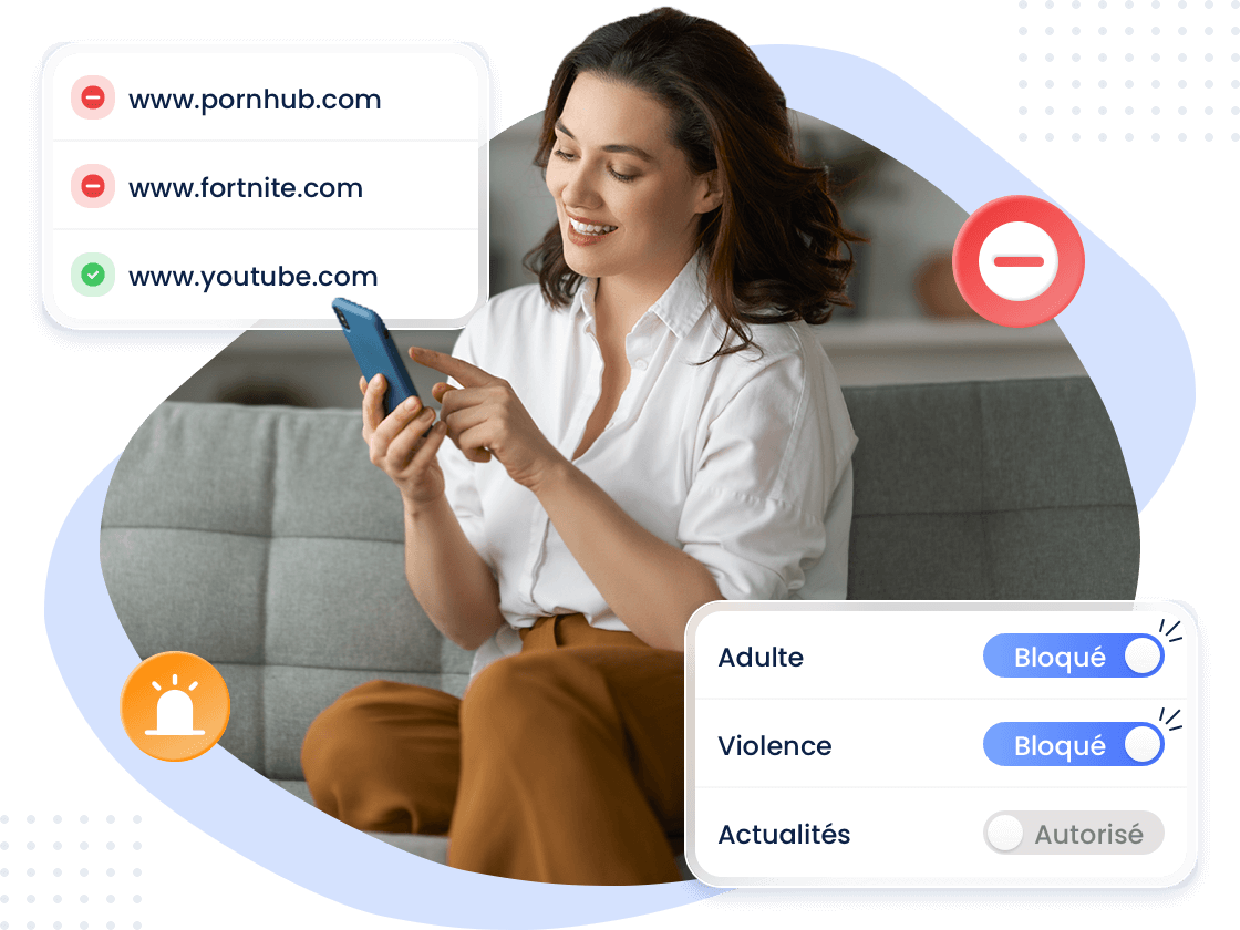 AirDroid Parental Control pour les recherches et la navigation des enfants sur le Web
