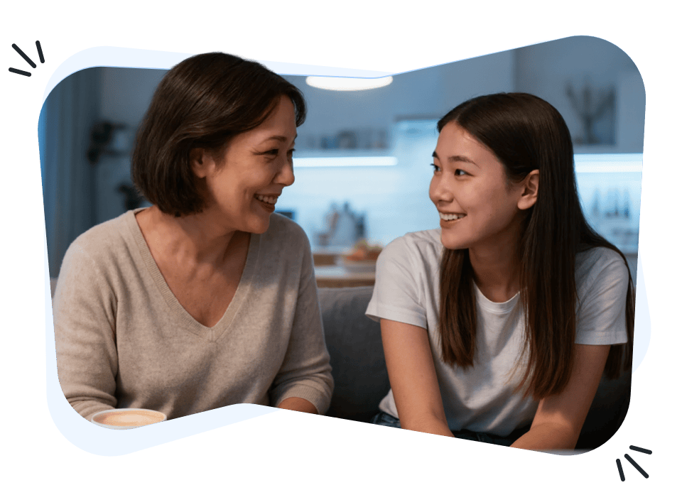 アラートを超えて: デジタル対話を通じて家庭を赋能する