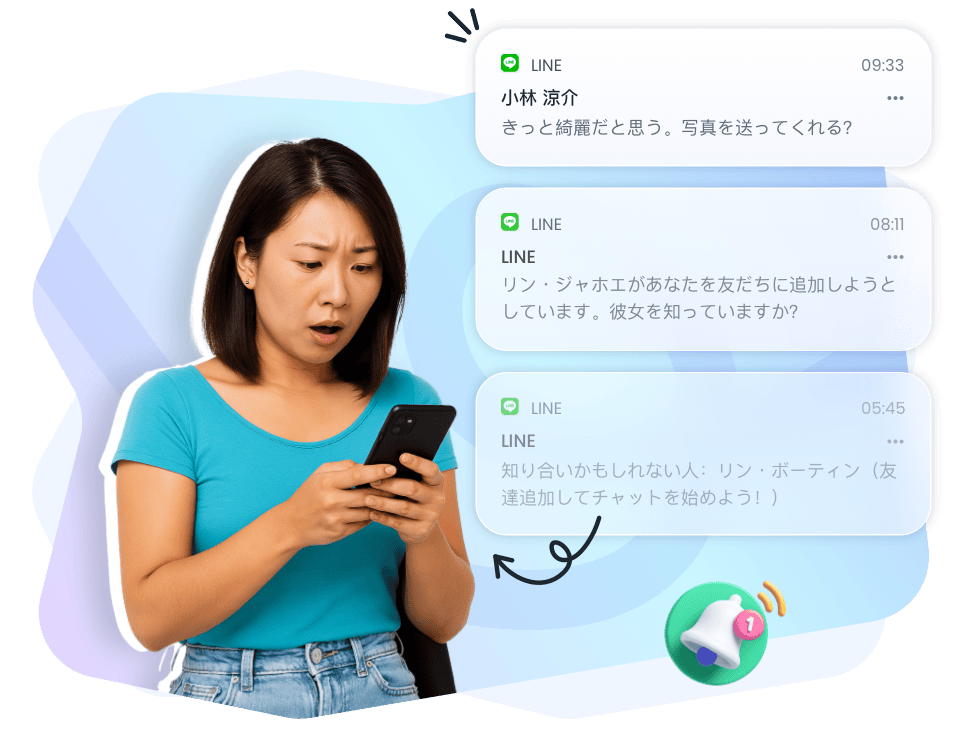 LINE通知の同期