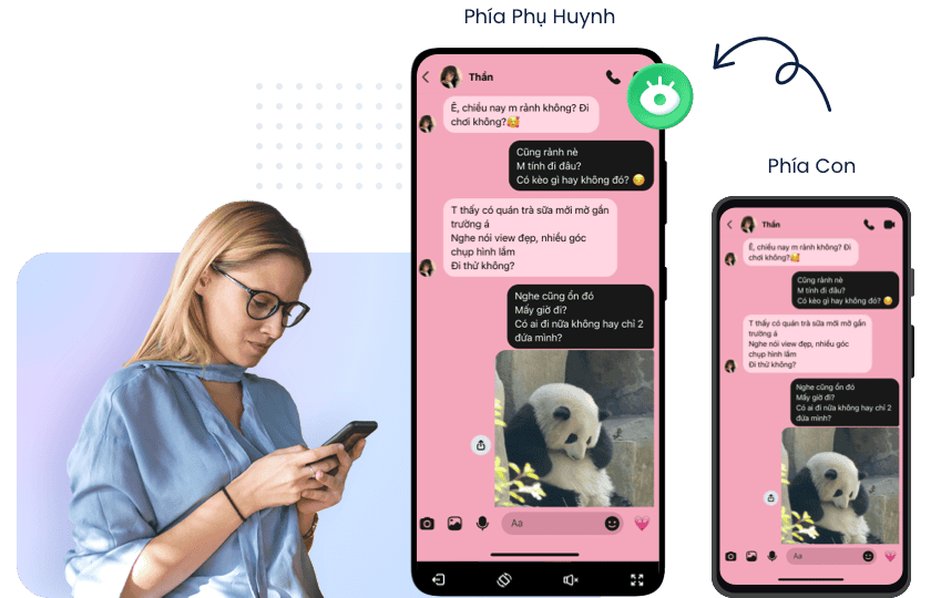 Luôn kết nối với tính năng giám sát màn hình trực tiếp từ xa
