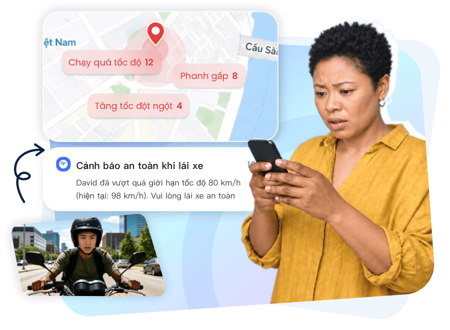 Phát hiện sớm các hành vi lái xe nguy hiểm