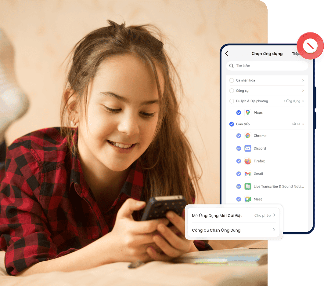 Trình chặn & Quản lý ứng dụng