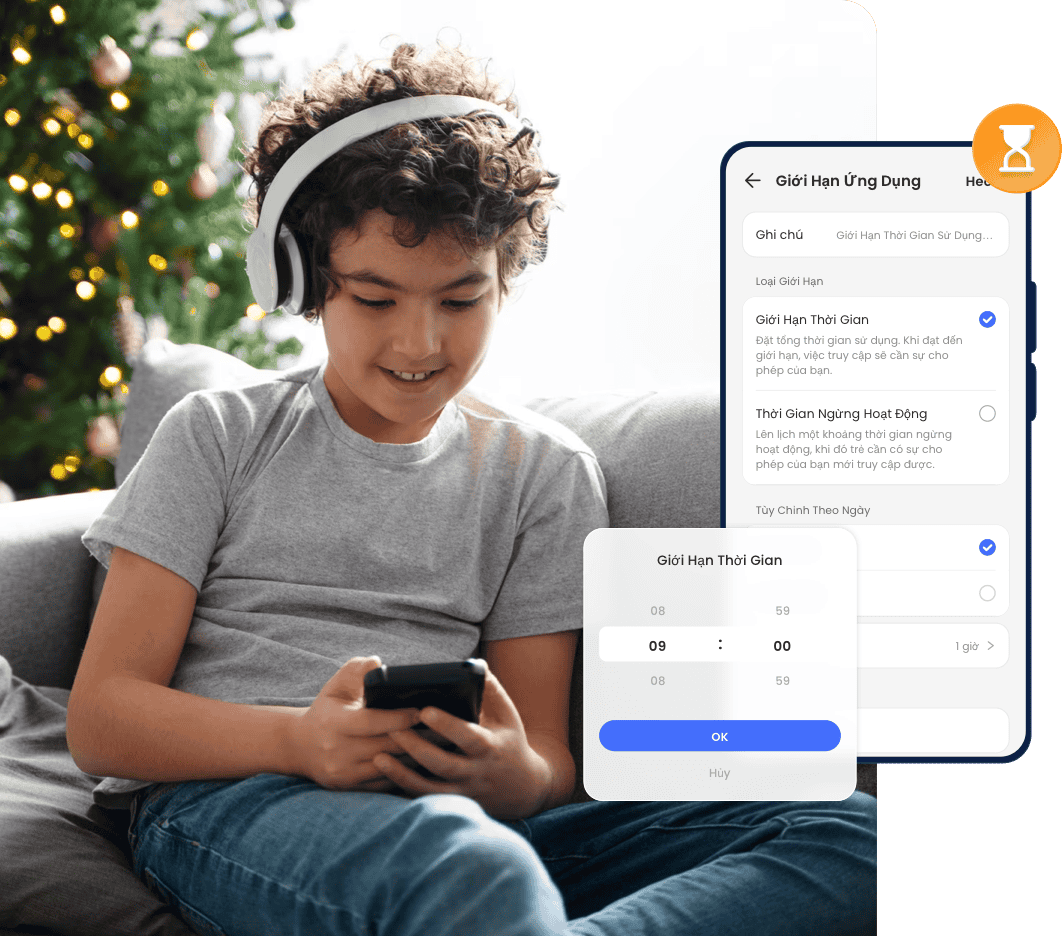 Đặt giới hạn hàng ngày