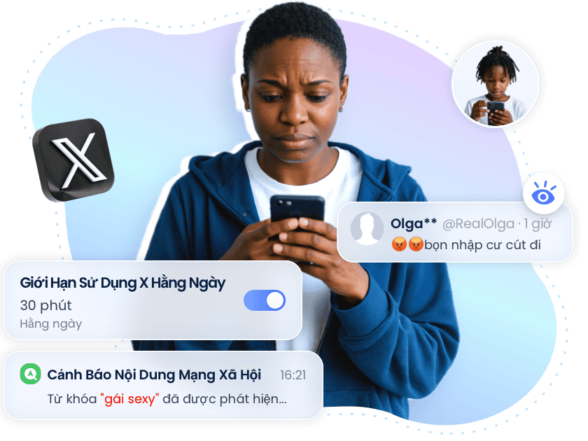 Thiết lập kiểm soát cha mẹ trên X cho trẻ