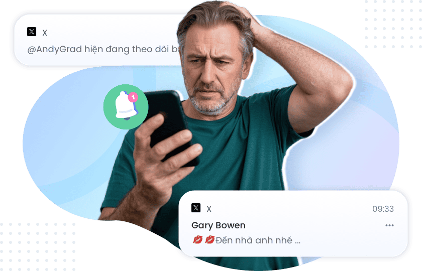 Xem mọi thông báo từ X