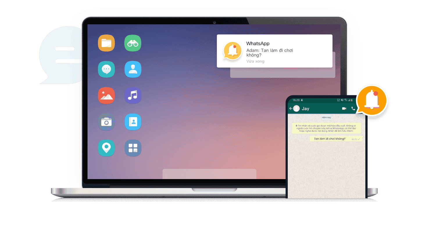 Quản lý thông báo điện thoại trên máy tính của bạn