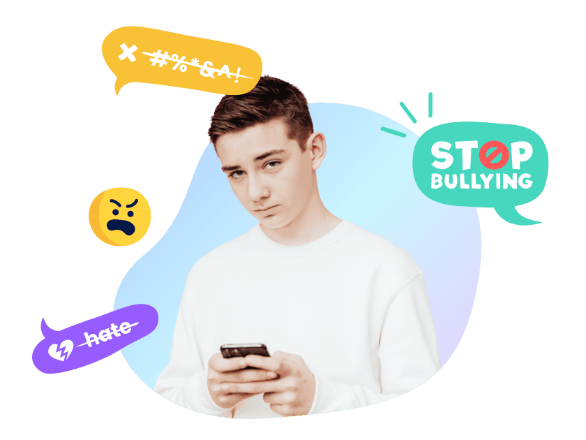 Kindern helfen, in einer gesunden Umgebung vor Mobbing geschützt aufzuwachsen.